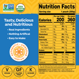 Tasty Bite Organic Basmati Rice nutritional facts