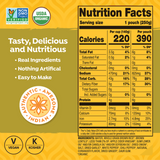 Tasty Bite Organic Brown Rice and Lentils nutritional information