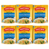 Tasty Bite Coconut Vegetables, Authentic Indian Pack of 6