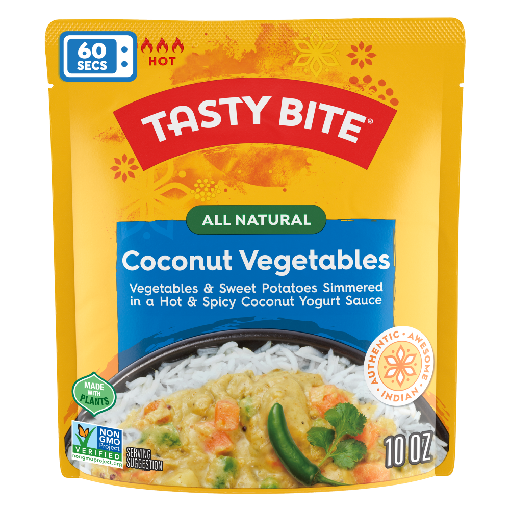 Tasty Bite Coconut Vegetables, Authentic Indian Pack