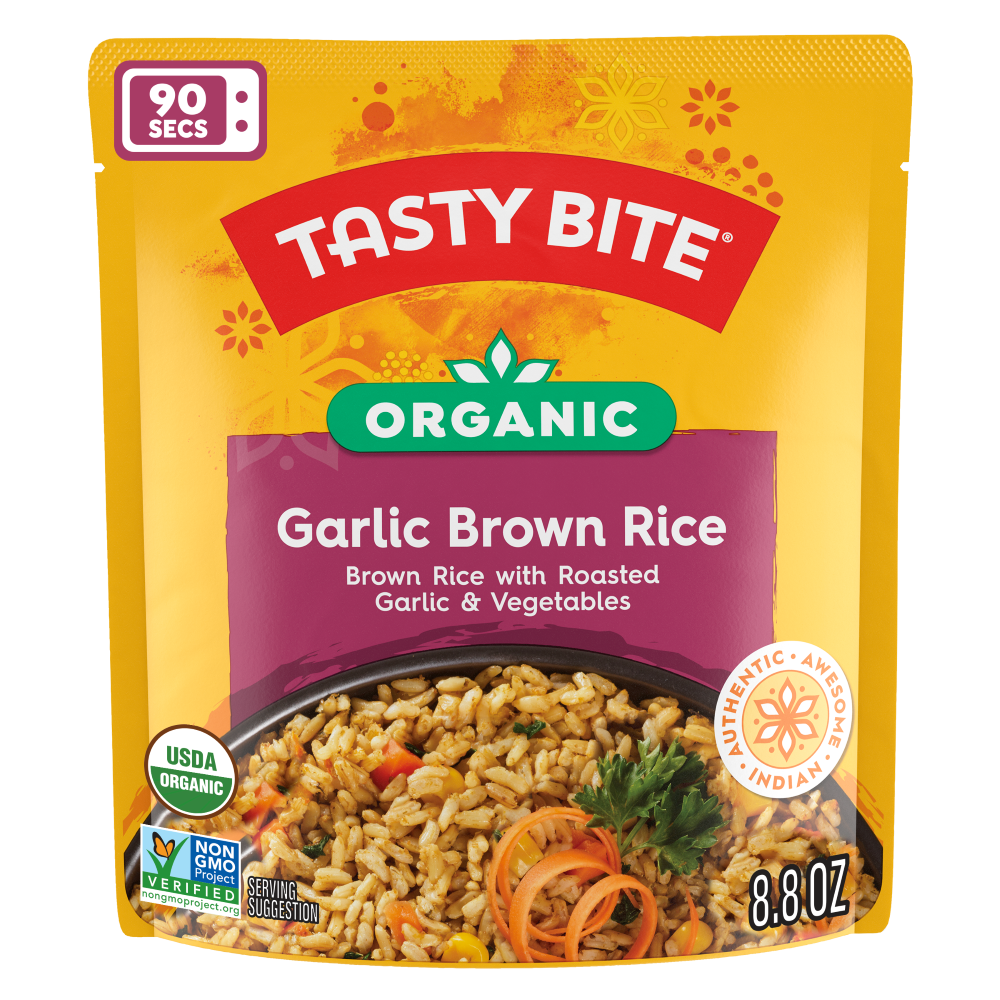 Garlic Brown Rice 6 pack Tasty Bite Tasty Bite