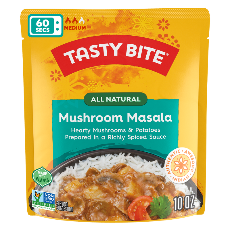 Tasty Bite Mushroom Masala, Authentic Indian