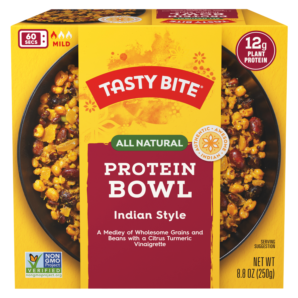 Tasty Bite Indian Style Protein Bowl with Wholesome Grain and Beans