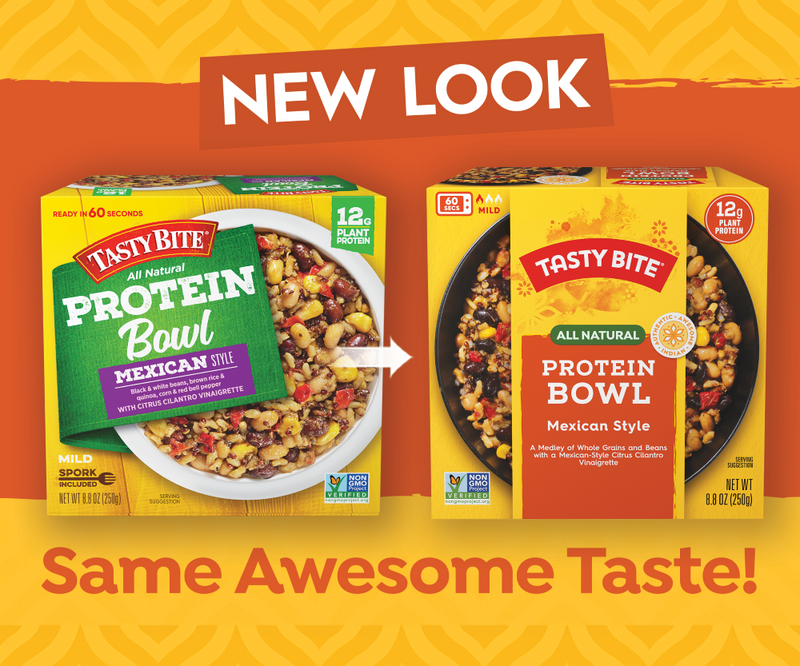 Tasty Bite Mexican Style Protein Bowl New Pack Design