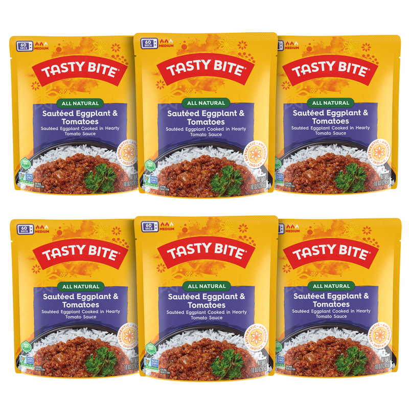Tasty Bite Sauteed Eggplant and Tomatoes Pack of 6