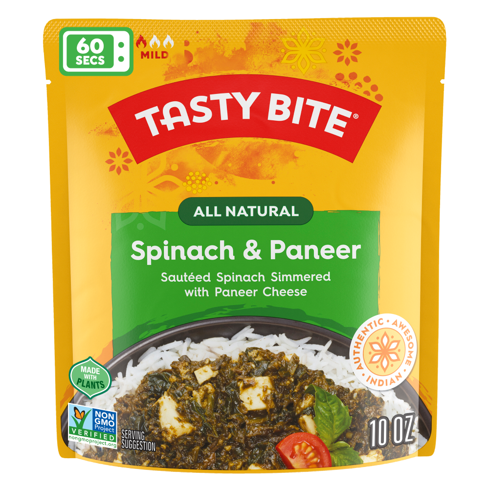 Tasty Bite Spinach & Paneer, Authentic Indian