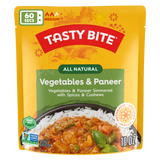 Tasty Bite Vegetable & Paneer pack simmered with spices and cashews