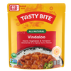 Tasty Bite Vindaloo pack. All Natural with hearty vegetables, simmered in Spicy Curry Sauce.