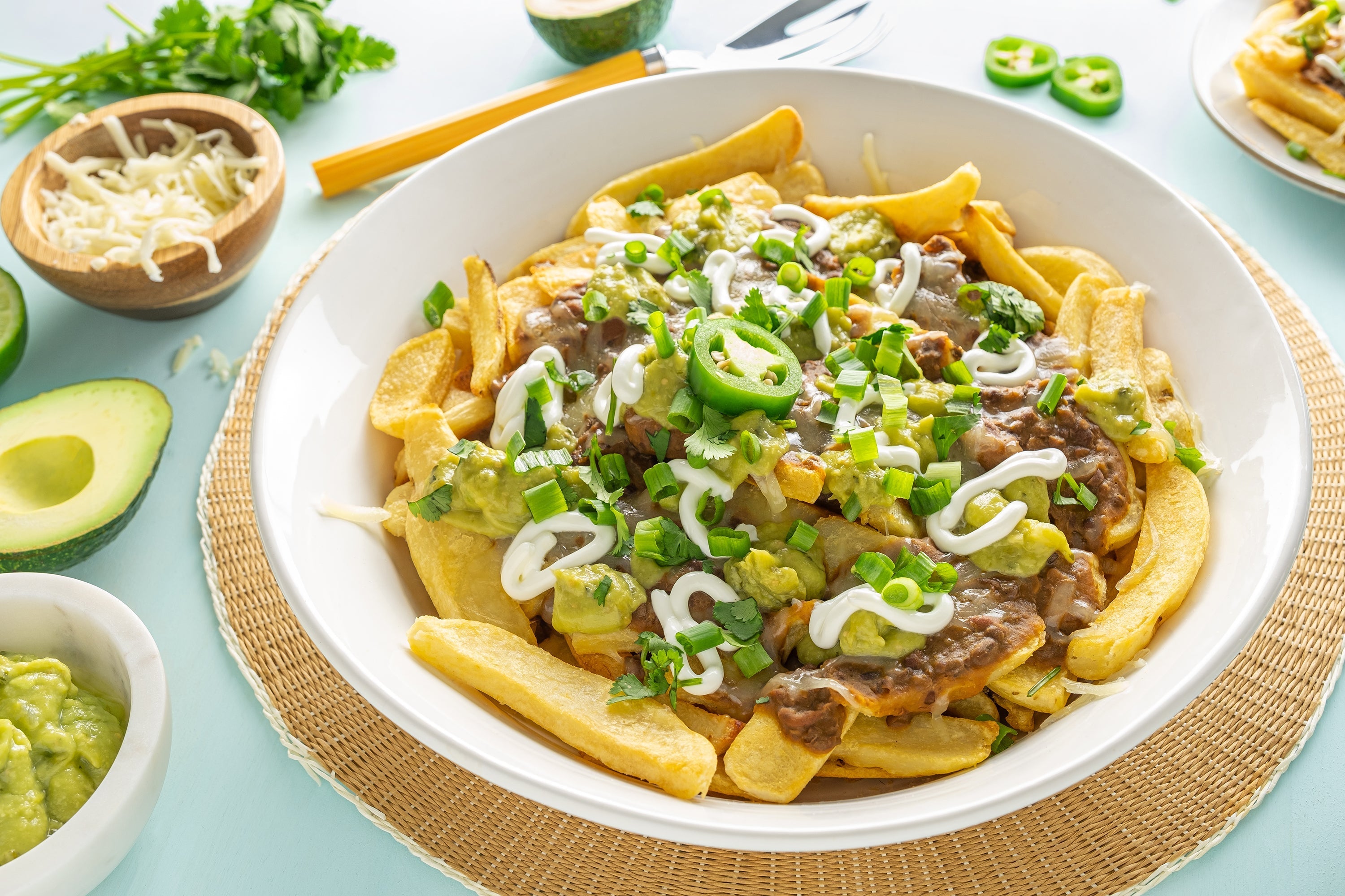 Madras Lentils Loaded Fries