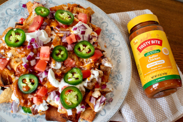 Butter Chicken Nachos