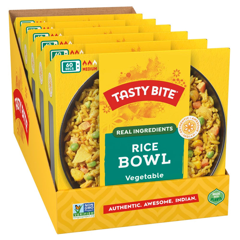 Tasty Bite Vegetable Biryani Rice Bowl, 7 Oz - 6 Pack