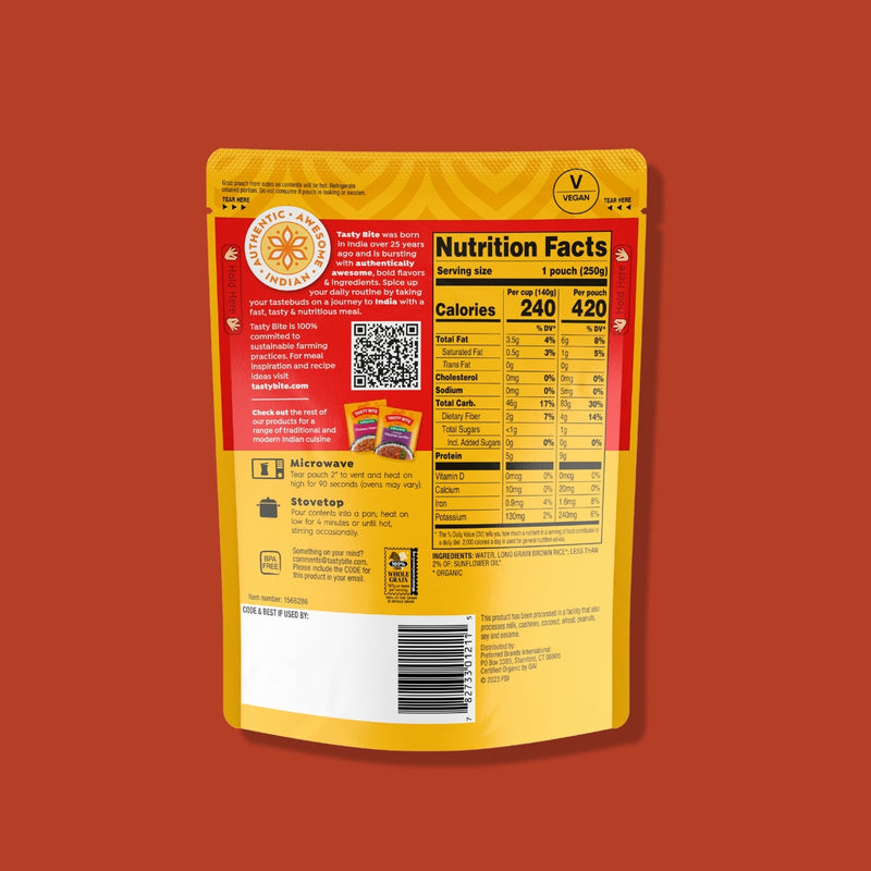 Organic Brown Rice - 6 Pack