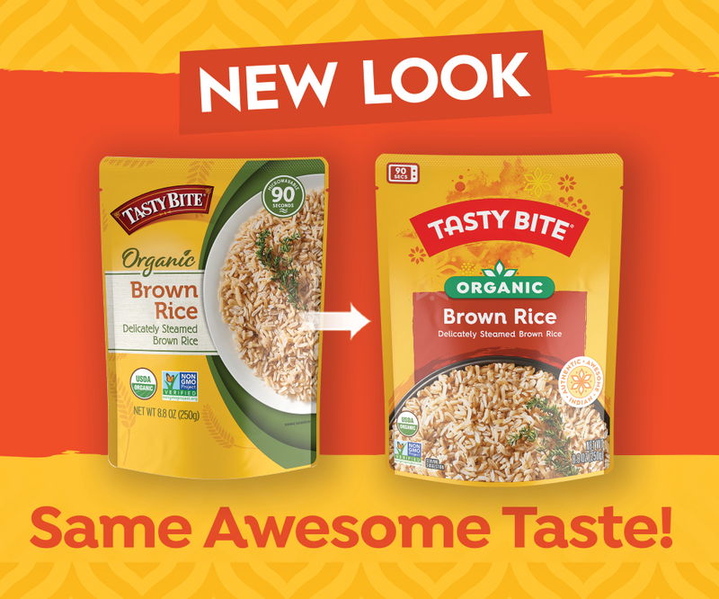 Organic Brown Rice - Pack of 6 | Tasty Bite | Tasty Bite
