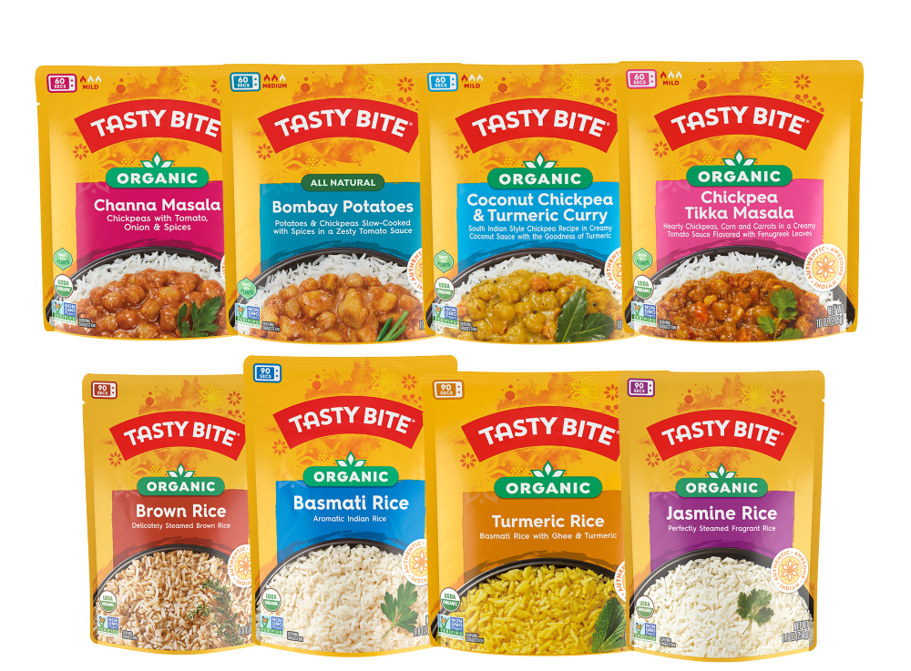 Chickpea & Rice Variety Bundle - 8 Pack | Tasty Bite | Tasty Bite