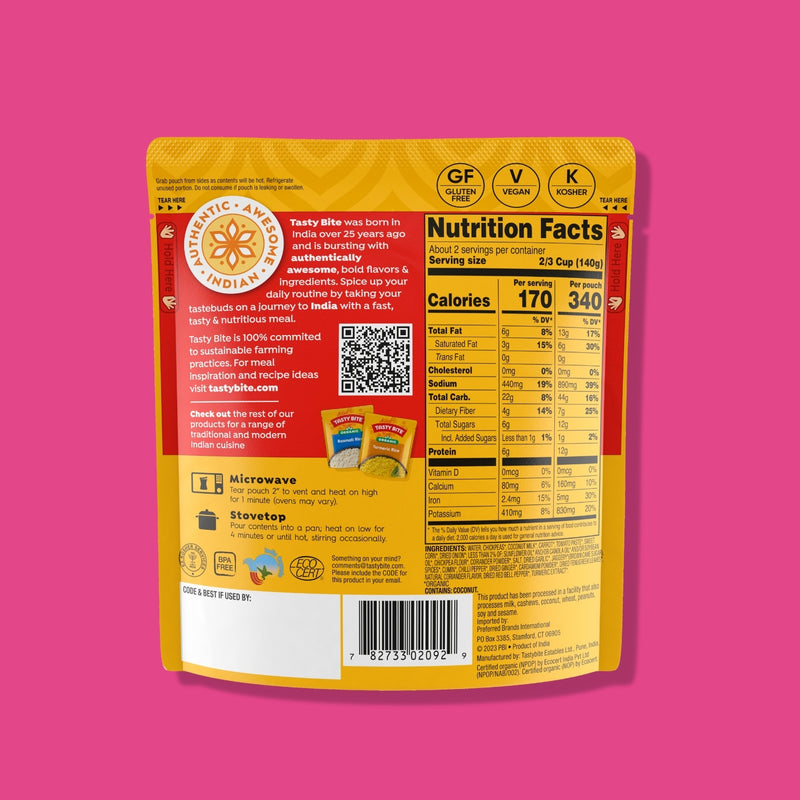 Organic Chickpea Tikka Masala - 6 Pack