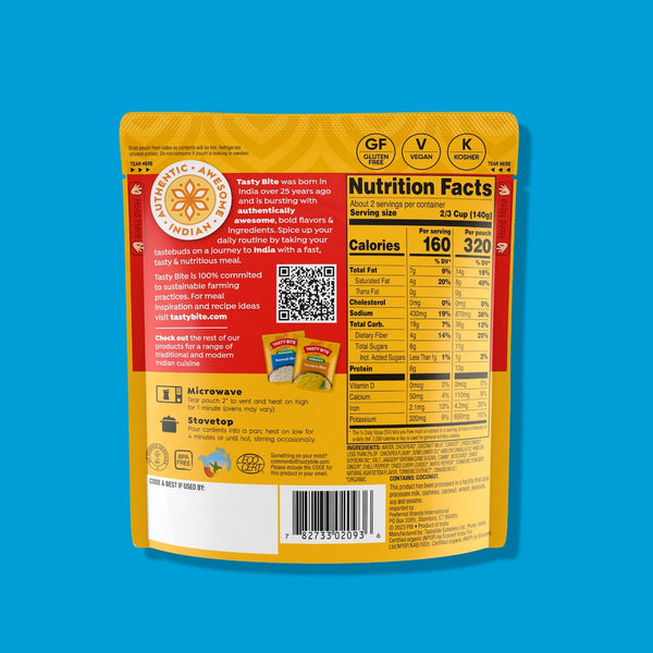 Organic Coconut Chickpea & Turmeric Curry - 6 Pack