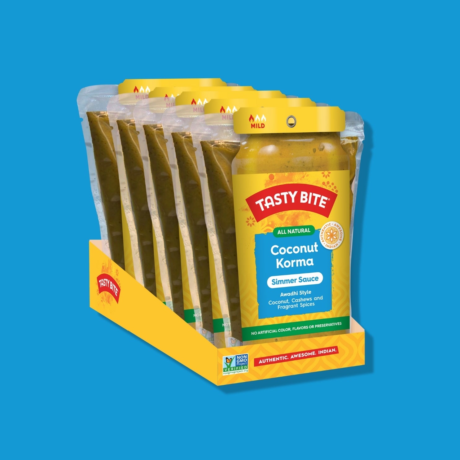 Coconut Korma Simmer Sauce Pouch – 5 Pack