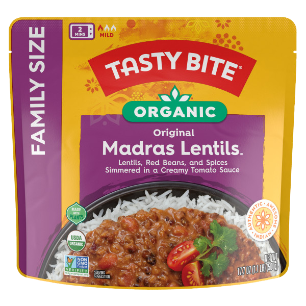 Tasty Bite Madras Lentils Family Pack