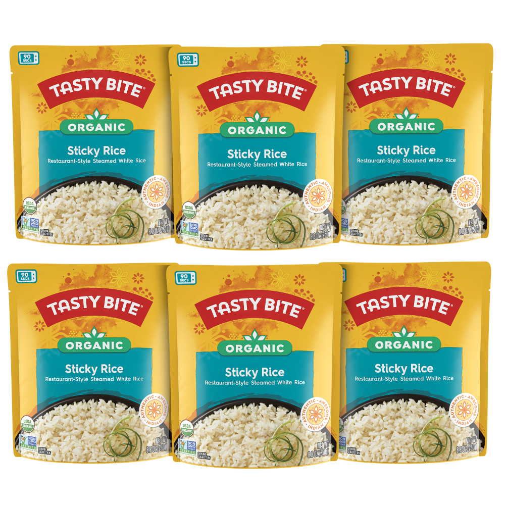 Organic Sticky Rice - 6-pack | Tasty Bite | Tasty Bite