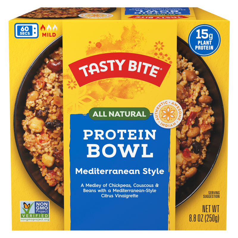 Tasty Bite Mediterranean Protein Bowl, 8.8 Oz - 6 Pack