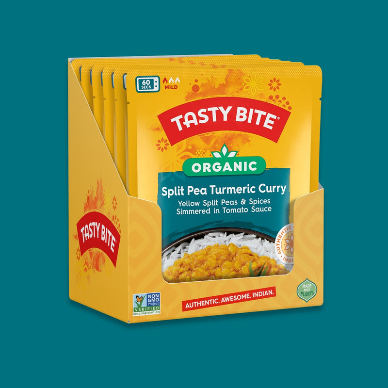 Organic Split Pea Turmeric Curry – 6 Pack
