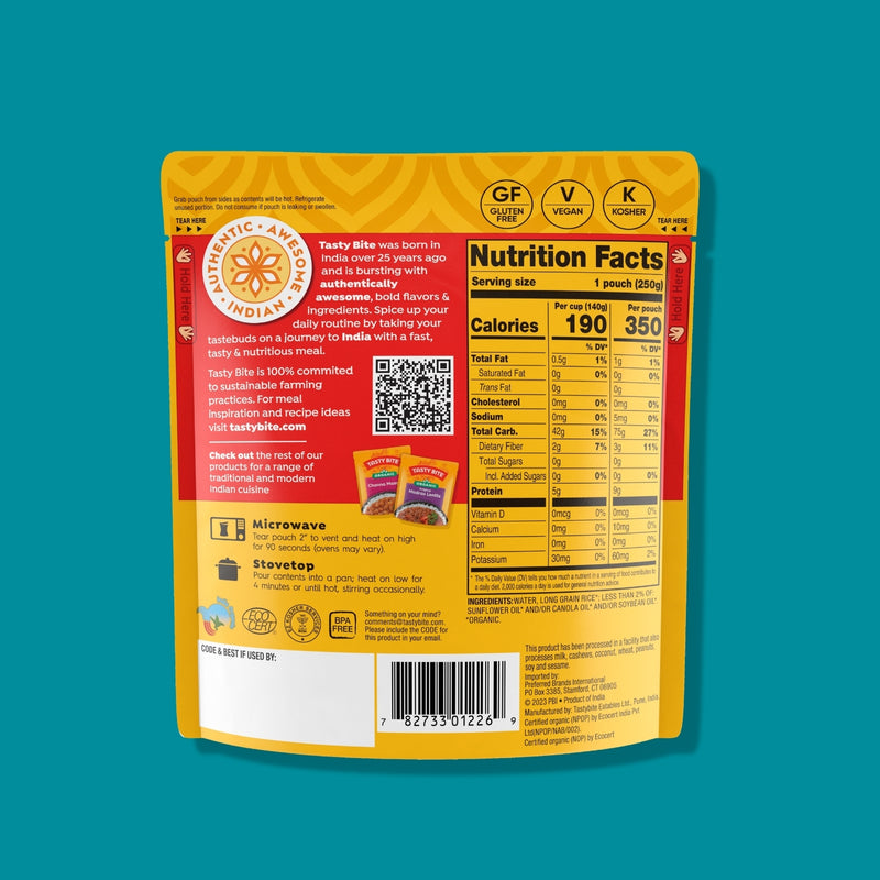 Organic Sticky Rice - 6 Pack