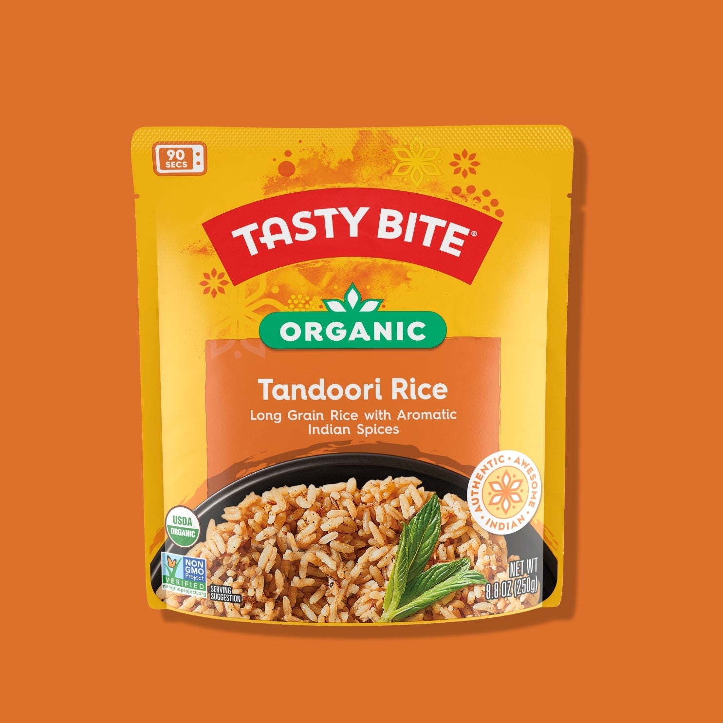 Organic Tandoori Rice, 8.8 Oz - 6 Pack