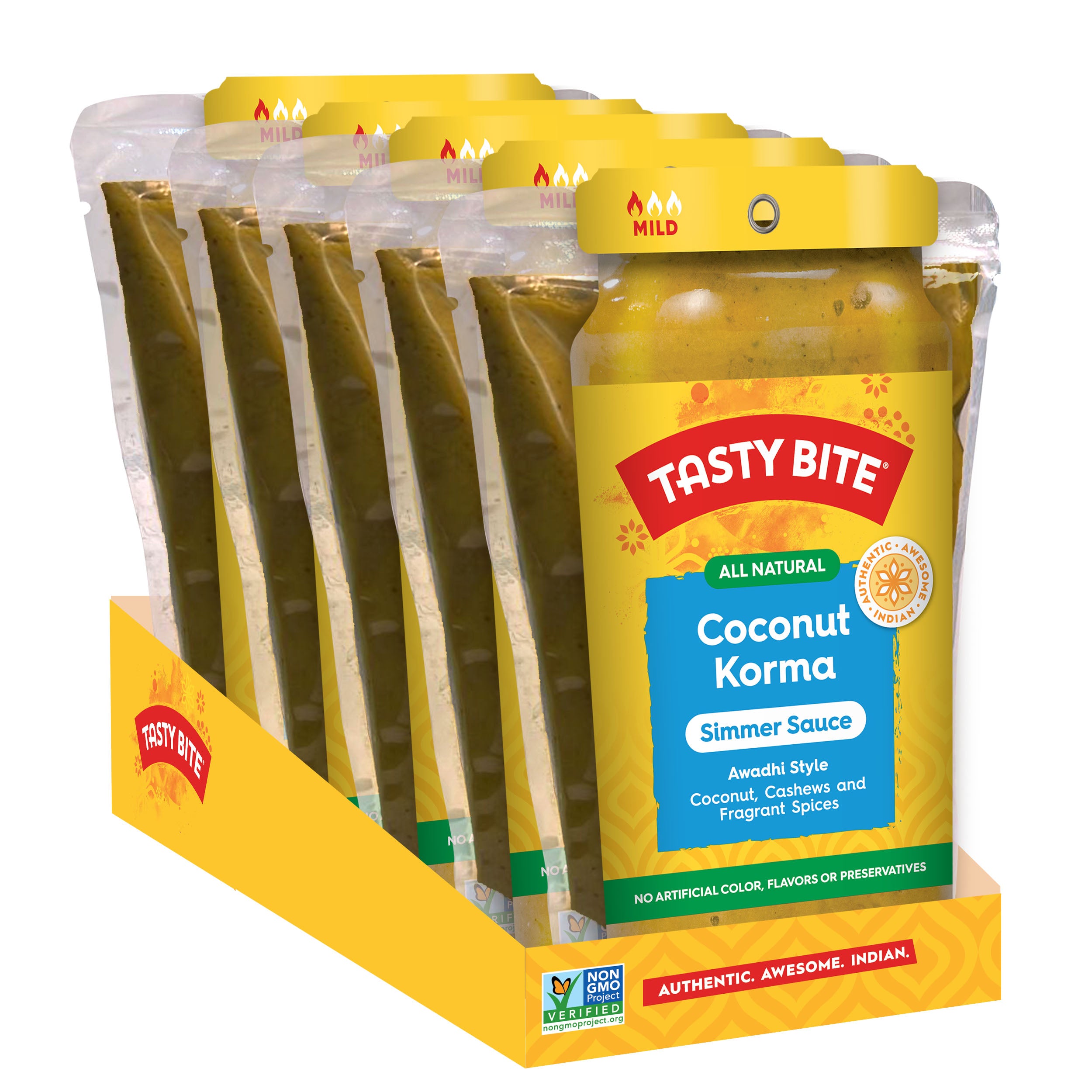 Coconut Korma Simmer Sauce 5 Pack Tasty Bite Tasty Bite coconut-korma-simmer-sauce-5-pack-tasty-bite-tasty-bite