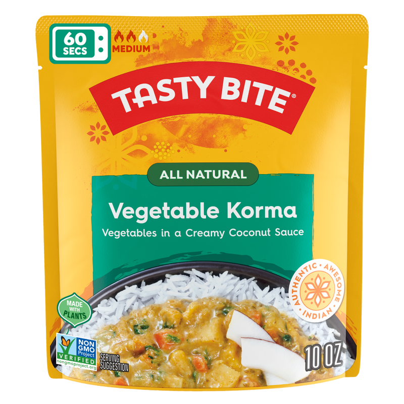 Tasty Bite Vegetable Korma, 10 Oz - 6 Pack