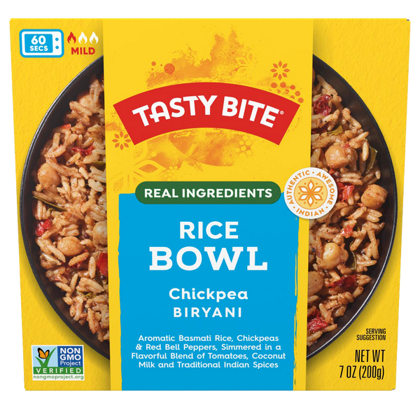 Tasty Bite Chickpea Biryani Rice Bowl, 7 Oz - 6 Pack